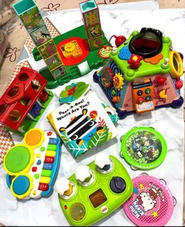 Toys for take all/preloved/0-2yrs old/educational toys
