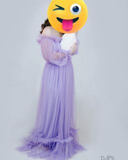 TULLE GOWN LAVENDER