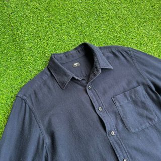 UNIQLO | Longsleeve Buttoned up Cotton Shirt - Navy