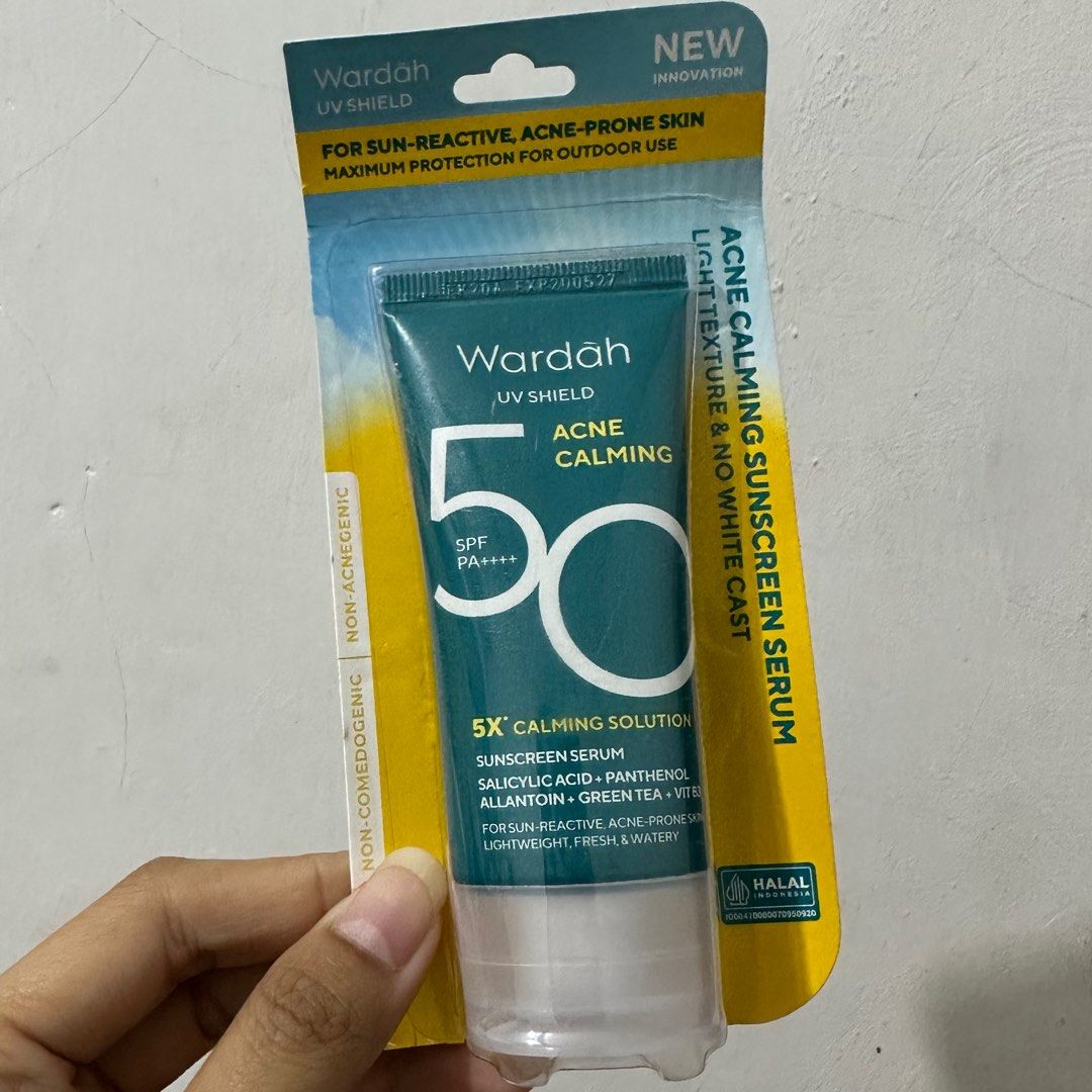 Wardah UV Shield Acne Calming Sunscreen Serum SPF 50 PA++++ 25ml