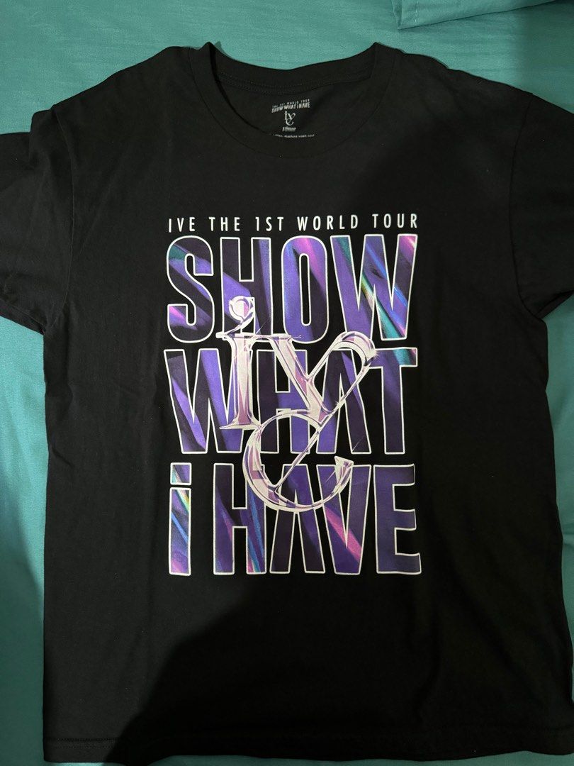 WTS IVE Show What I Have The First World Tour Black Tee