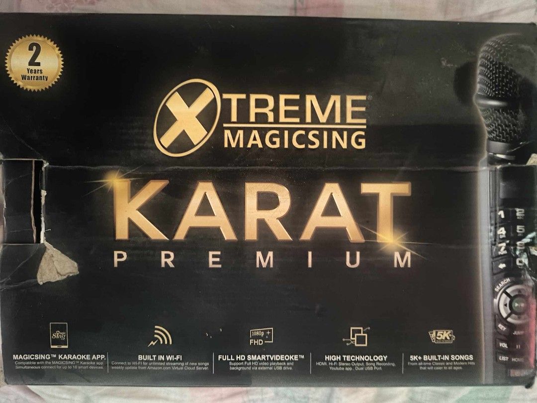 Xtreme Magic Sing (Category: Microphones) located in Minalin. Submitted by thefinecloset (Listing ID 1308154439, Image 3). Description: Good as new, Xtreme Magic Sing Premium Rfs: need funds pang dialysis.