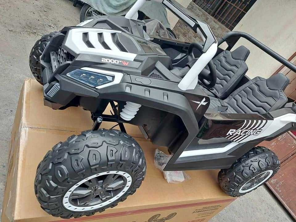 YSA UTV 032 Ride on Car for kids (Category: Babies & Kids Fashion) located in Pasay City. Submitted by mjmsvarietystore (Listing ID 1308272865, Image 2). Description: YSA UTV 032 Ride on Car for kids Price: 16,500 PHP (24volt/White, Yellow, Red, and Green) Price: 15,500 PHP (12volt/Yellow, White and Red) Suitable for ages 1-12 years old 🔶 Brand new 🔶 Big UTV 4x4 🔶 Rubber tires 🔶 Leather seat 🔶 2 seater/ 4 gears 🔶 Adjustable individual seats
