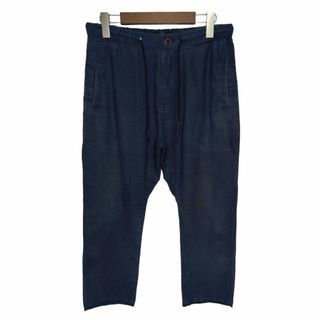 (30-32) ZARA MAN Linen Navy Blue Trousers
