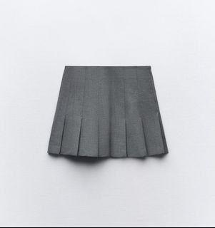 Zara Short Box Pleat Skirt