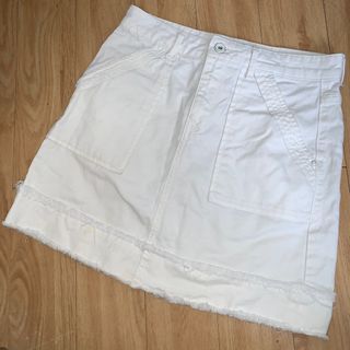 Zara white skirt