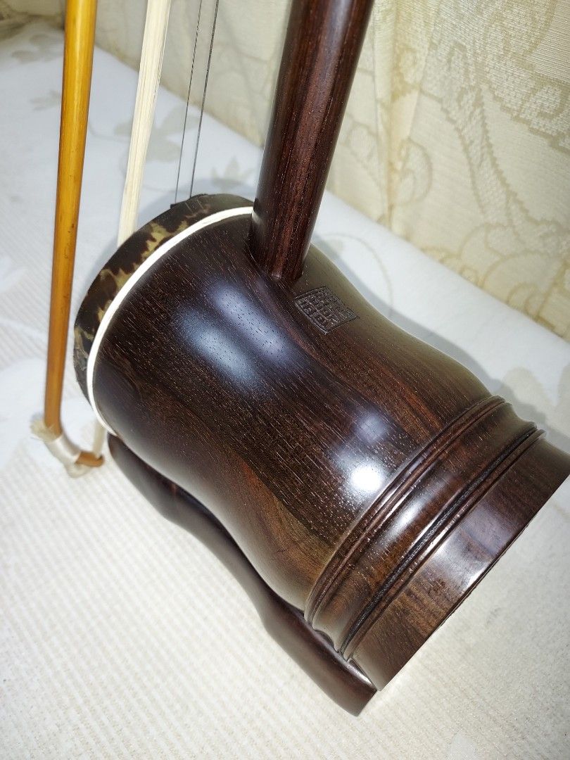 165，張建平圓筒中胡，好木料+好工藝=好音色，二手價～35000 多