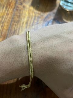 18K Saudi Gold Bracelet Japan Style 10cut