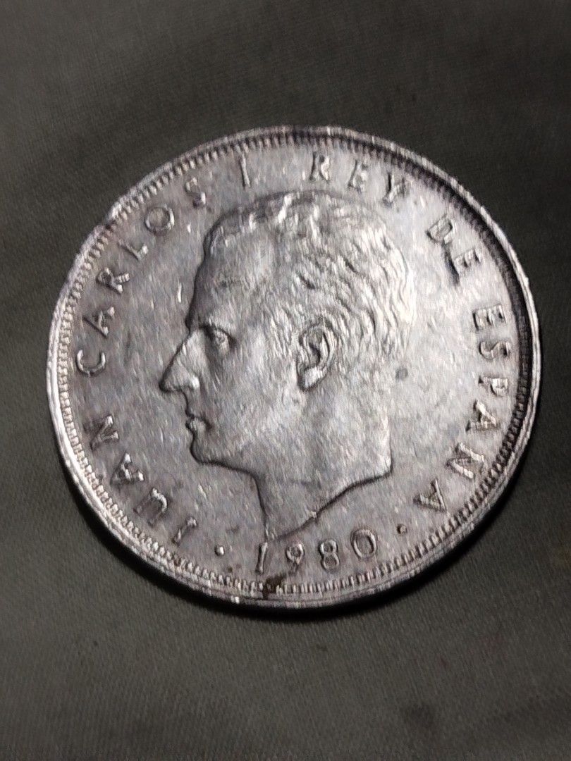 1980 25 pesetas espain doubled die error coin (Category: Currency) located in Subic. Submitted by regiedaniel01 (Listing ID 1308427894, Image 1). Description: add sf.