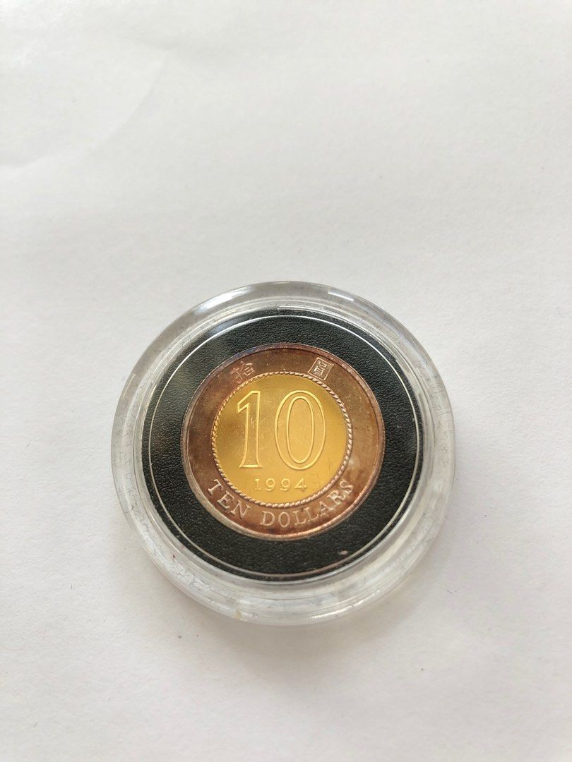 1994年香港政府10元洋紫荊紀念精鑄金幣, 興趣及遊戲, 收藏品及紀念品, 錢幣- Carousell
