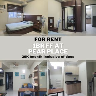 Fully Furnished 1 Bedroom Unit for Rent at The Pearl Place