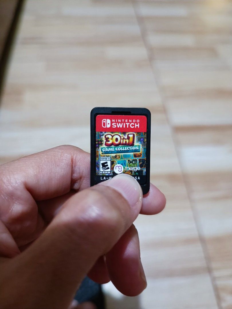 30 in 1 Game Collection Cart Only (Category: Nintendo) located in Taguig. Submitted by im_paula (Listing ID 1308484581, Image 1). Description: 30 in 1 Game Collection for Nintendo Switch Cart Only, No box RFS Decluttering SF to be shouldered by the buyer Meet up Waltermart Bicutan/ SM Bicutan with fee.