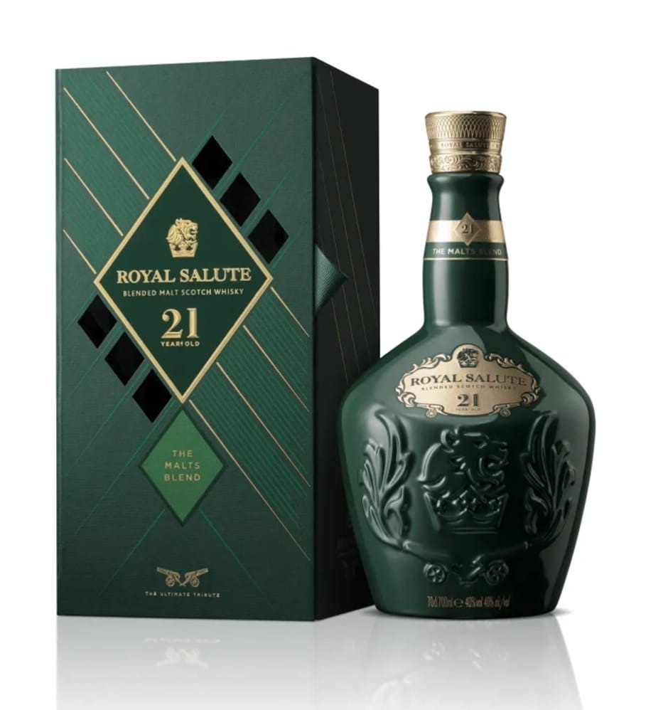 🤩機不可失🥃綠瓶- 21間Single Malt 純麥👍 Royal Salute 21 Years (Green - Pure Malt)  Whisky 皇家禮炮21年(綠色- 21間Single Malt 純麥)威士忌- 700ml, 嘢食& 嘢飲, 酒精飲料-