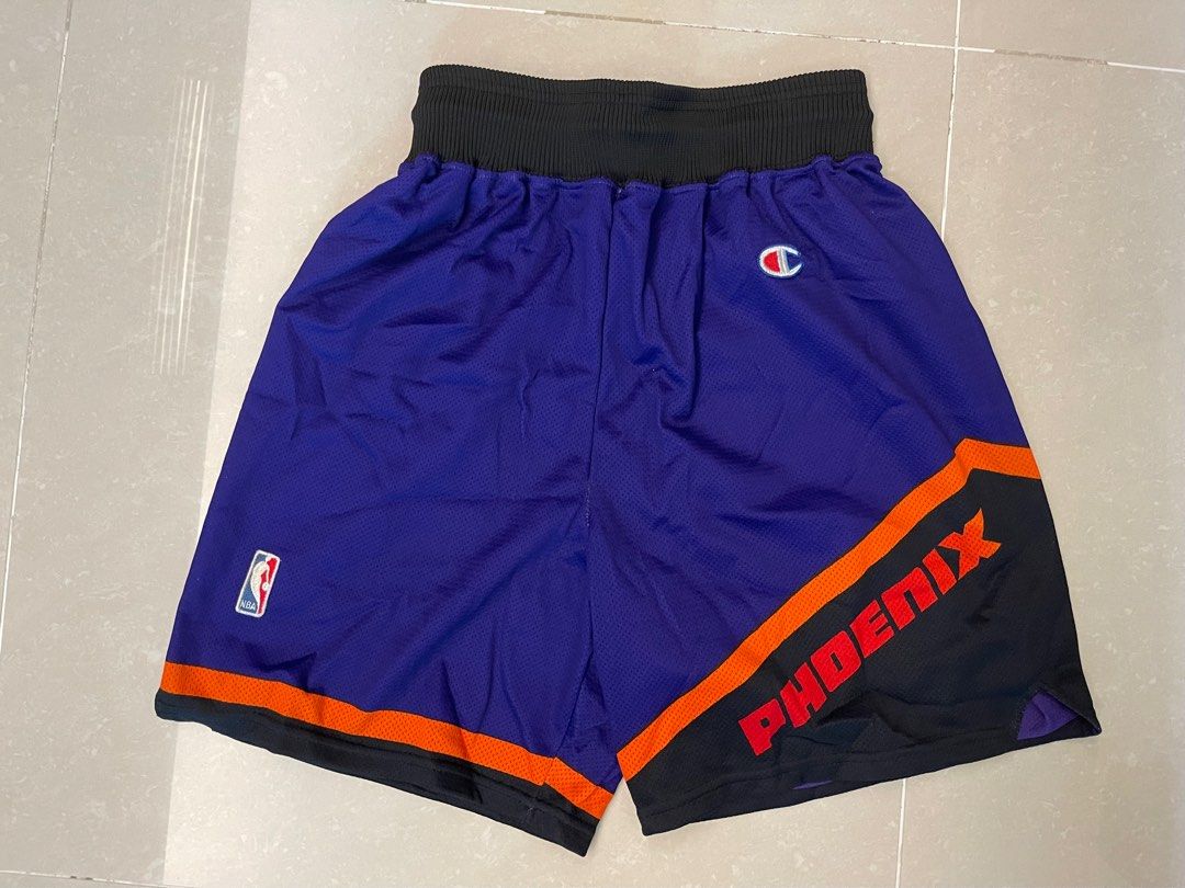 90 RARE vintage 90s size S Champion NBA purple Phoenix Suns Basketball Shorts Mens Charles Barkley Kidd Booker Durant Carousell