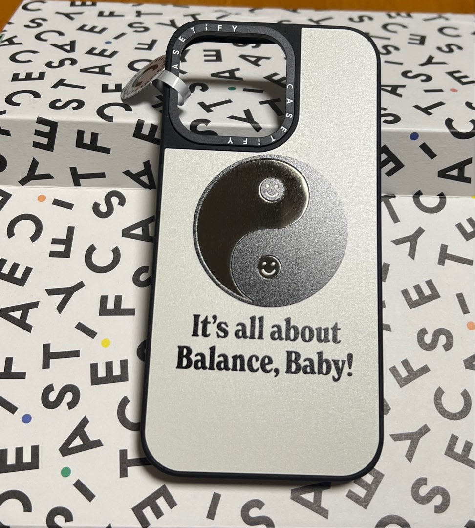現貨 全新 正版 Casetify iPhone 13 Pro 鏡面 Magsafe Balance Yourself 有QR code可認證
