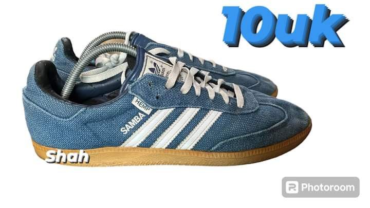 AD1DAS SAMBA HEMP 10UK Men s Fashion Footwear Casual shoes on Carousell