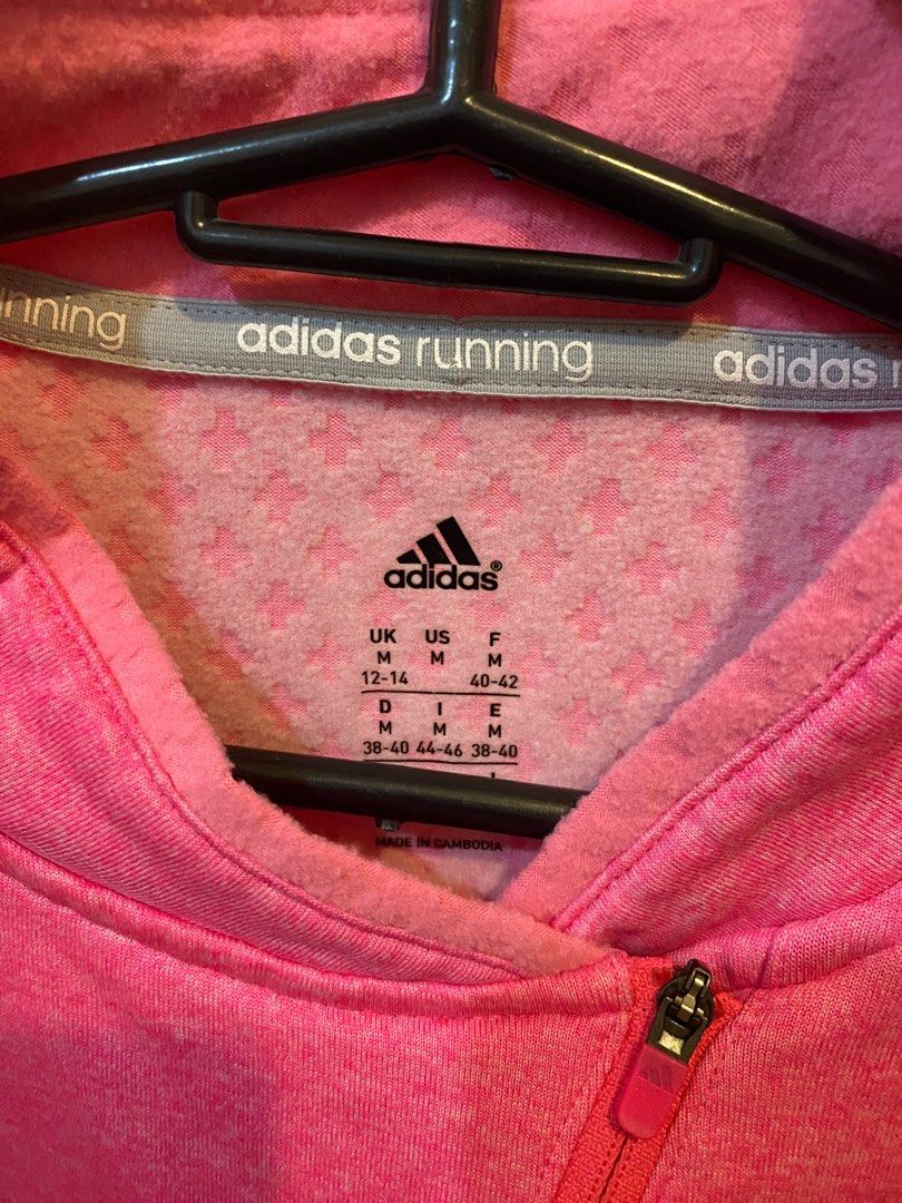 Adidas Running Climaheat Jacket Pink (Category: Others Tops) located in Mandaluyong City. Submitted by ferrerochi (Listing ID 1308461315, Image 2). Description: .
