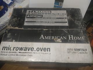 American Home Microwave 17L Rotary AMW-60MTSLV (NEW)