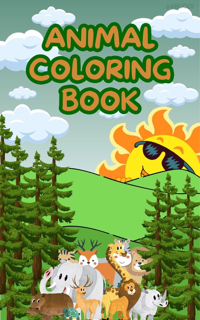 Animal Coloring Book for Kids (Category: Children's Books) located in Santo Domingo. Submitted by ligayacrochetcrafts (Listing ID 1308389026, Image 1). Description: This Animal Coloring Book can be customized just message me. 20 pages & 20 animals to be colored for kids from 3-12 years old A4 size good quality DIY Book Binded .