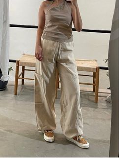 Araw The Line Unisex Flight Pants in Oyster