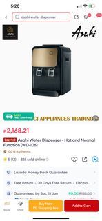 Asahi water dispenser