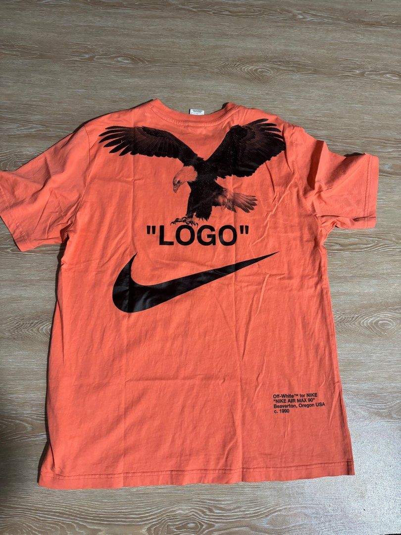 Nike x off white tee orange store