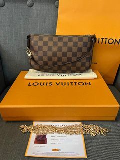 Authentic Louis Vuitton Pochette Damier Ebene