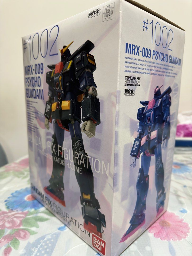 Gundam FIX FIGURATION Metal Composite Psycho Gundam #1002 – Sammlerfigur, 17x32,5x23 Cm Verpackung