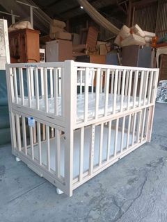 Big Baby Crib w/ Mattress
Price: 6,900

L49 x W32 x H34.5
Brand new 
Solid wood
In good condition
Code LJ 86