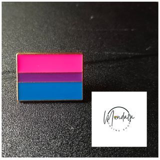 Bisexual brooch pin