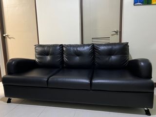 Boston Leather Sofa