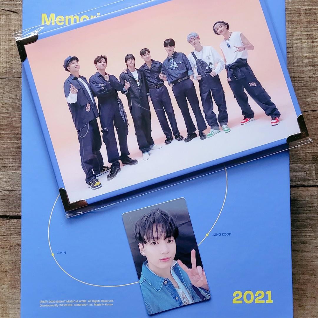 BTS MEMORIES OF 2021 DVD W JK PC, Hobbies & Toys, Memorabilia 