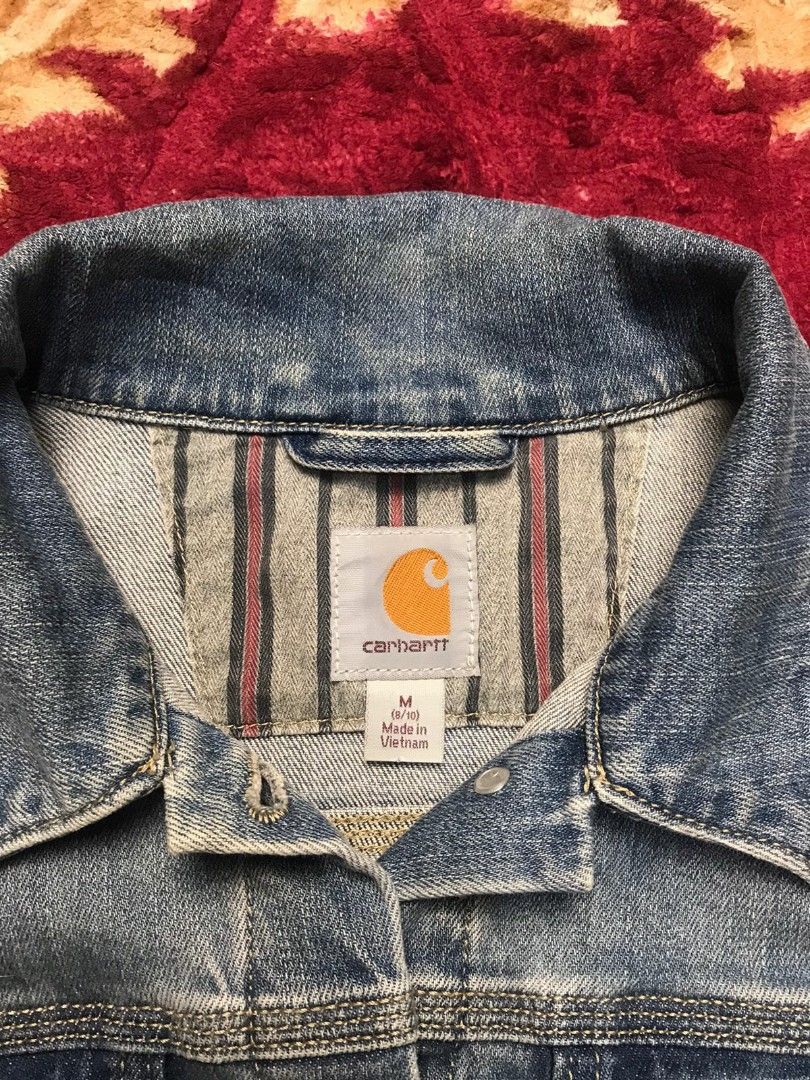 Carhartt benson denim jacket sales
