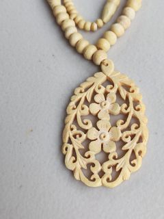 Carved Bone Necklace