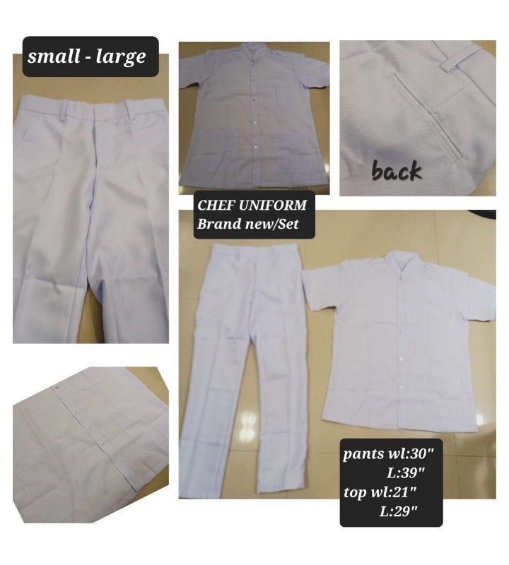CHEF UNIFORM👨‍🍳👩‍🍳 (Category: Clothes Drying Rack) located in Balagtas. Submitted by Spothings (Listing ID 1308478782, Image 1). Description: .