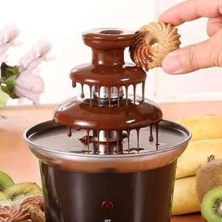 ￼Chocolate Fountain Chocolate Waterfall Melting Machine Stainless Steel
