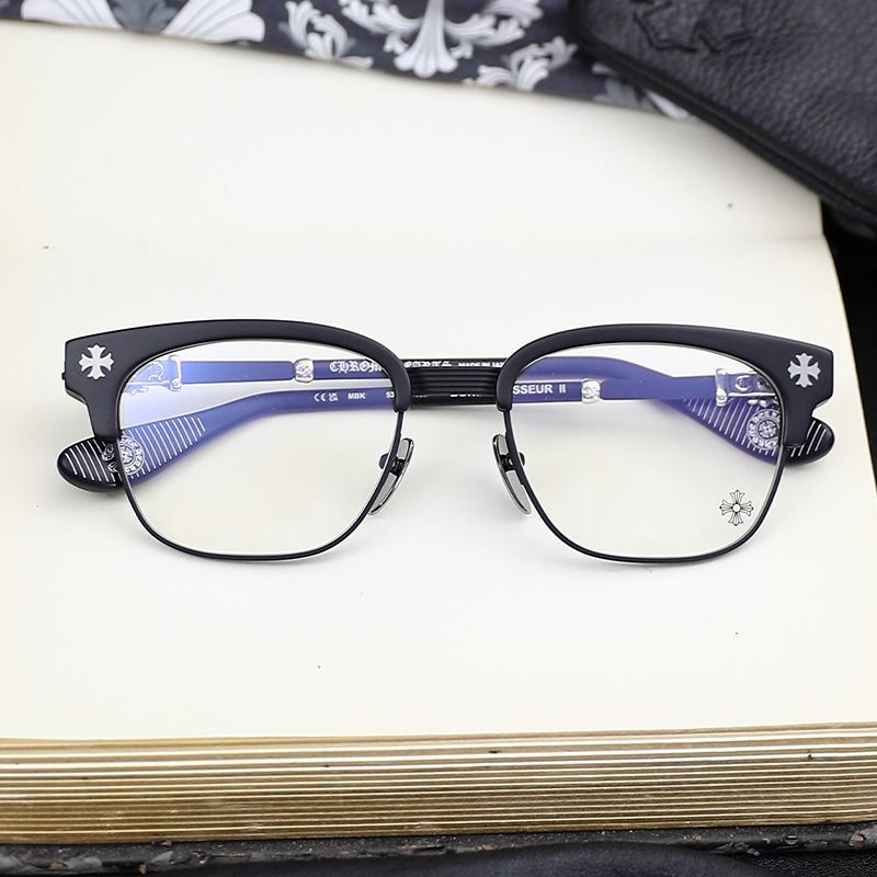 【高価値】 CHROME HEARTS 男裝 , 53-19-150 SIZE: #MBK II BONENNOISSEUR サングラス/メガネ