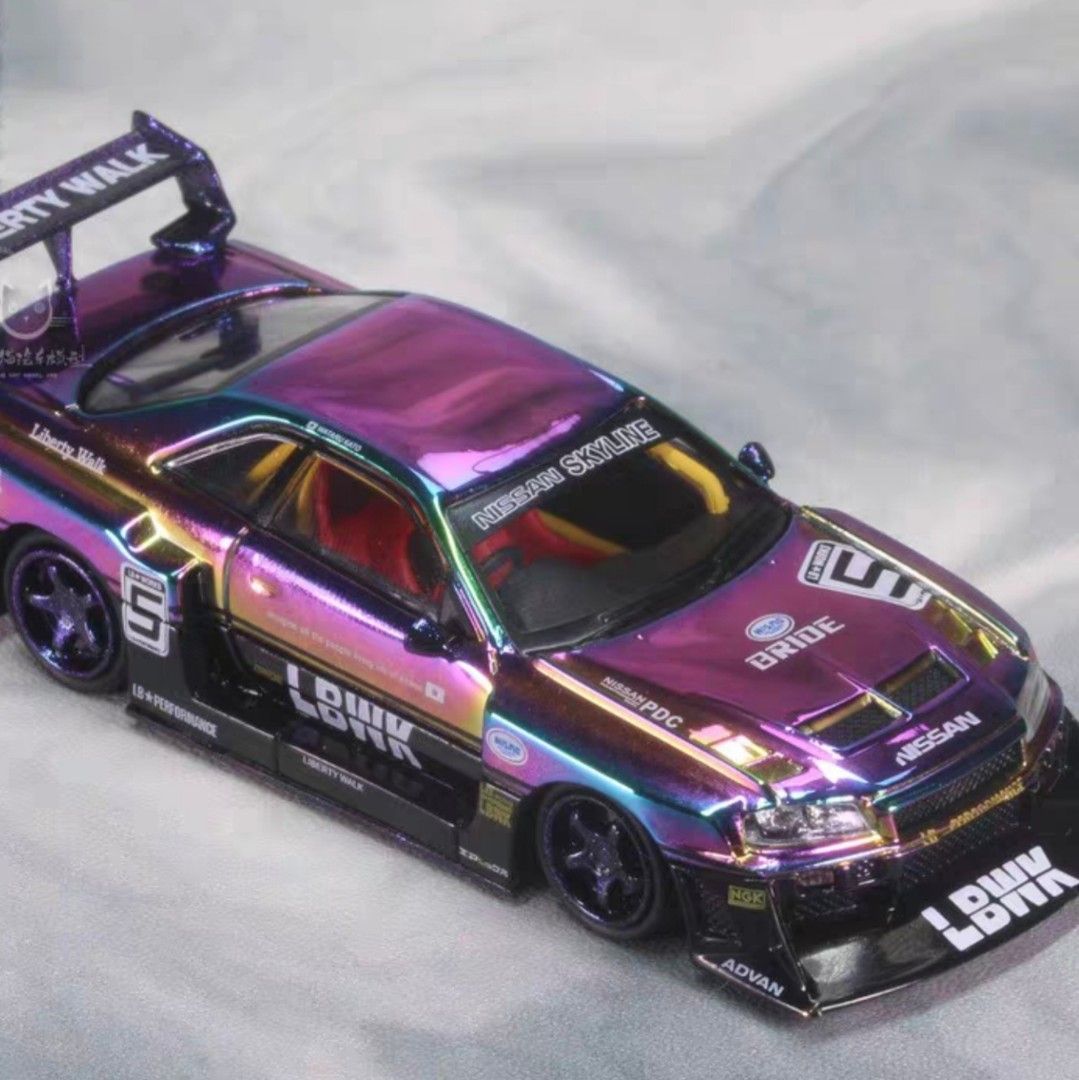 CM Model Nissan LBWK ER34 Super silhouette, Hobbies & Toys, Toys ...