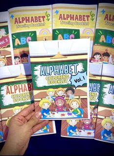 Coloring Tracing Booklet for Kids Alphabet Colors Shapes Photo Paper ...