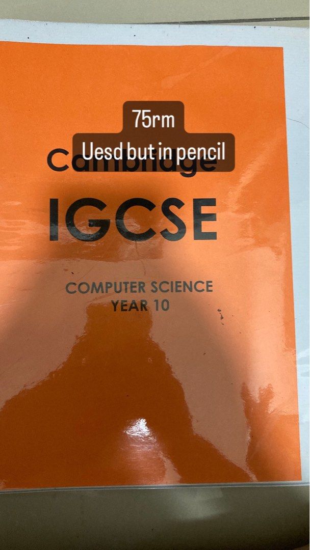Computer Science IGCSE past paper, Hobbies & Toys, Books & Magazines ...