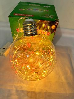 Copper Wire Ball Lamp