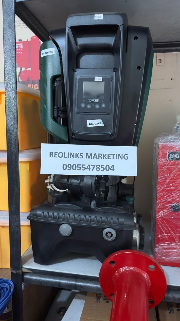 DAB ESYBOX MAX INVERTER BOOSTER PUMP 3.5HP (Category: Industrial Equipment) located in Quezon City. Submitted by reo_ma (Listing ID 1308367693, Image 1). Description: DAB Esybox Max Inverter Water Booster Pump 3.5HP.