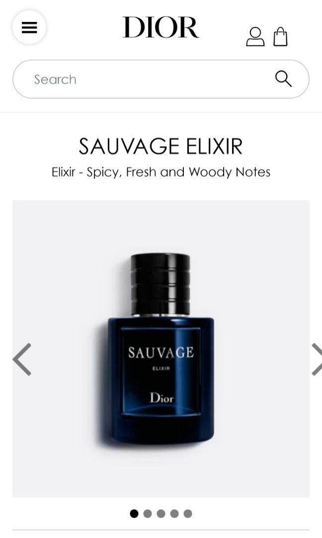 Dior Sauvage Elixir 60ml 100 Authentic bought from Sephora Beauty Personal Care Fragrance Deodorants on Carousell