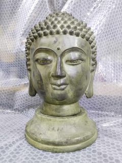 DM - Buddha Head Brass Statue