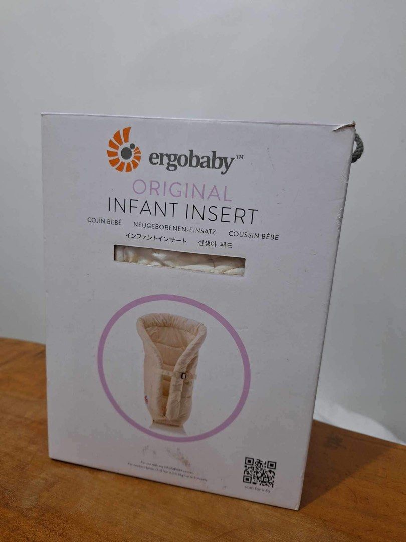 Ergo Baby Carrier Insert Babies Kids Bathing Changing Baby Toiletries Grooming on Carousell