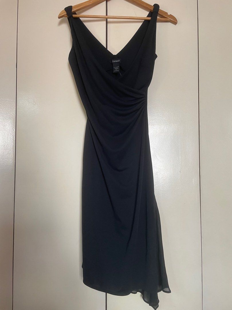 Express black midi dress Women s Fashion Dresses Sets Dresses on Carousell