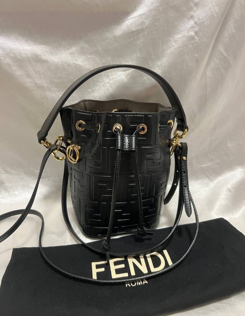 Fendi tresor bucket bag (Category: Bags & Wallets) located in Singapore. Submitted by bagstoluv (Listing ID 1308408768, Image 1). Description: Selling Fendi tresor mini bucket bag in ghw. Excellent condition, like new. Comes with dustbag, short handle, detachable and adjustable long strap. Measures 18cm x 12cm x 10cm. Current retail price $2590 No low balling please ya We are not affiliated to the brands featured. All trademarks and copyrights re