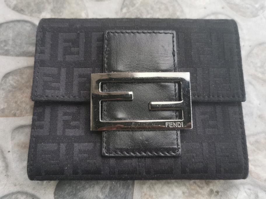 Fendi zucca trifold wallet (Category: Luxury Bags & Wallets) located in Cabuyao City. Submitted by luxbymishy (Listing ID 1308314966, Image 1). Description: No flaws Normal sign of used only Guaranteed authentic .