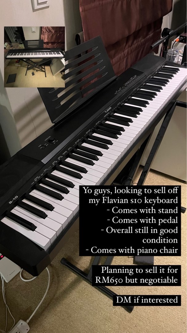Flavian piano made in top
