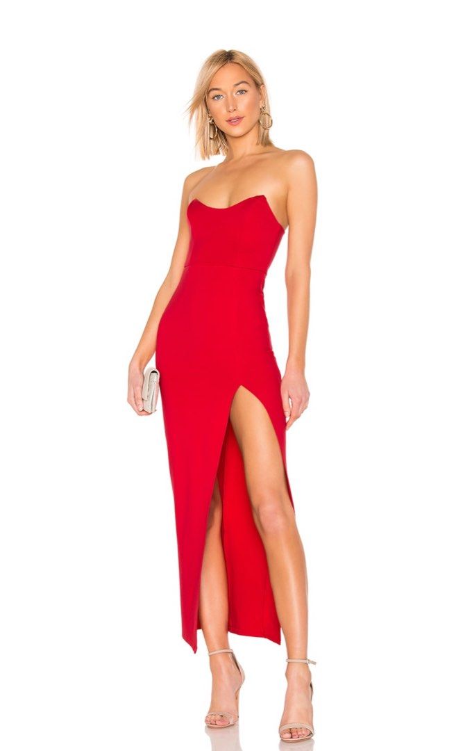 FOR RENT SALE Revolve red dress Women s Fashion Dresses Sets Dresses on Carousell